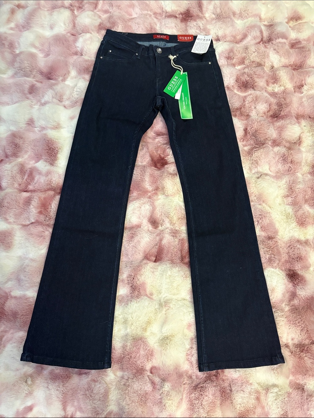 NWT Guess Women's Bling Dark Indigo Flare Jeans
